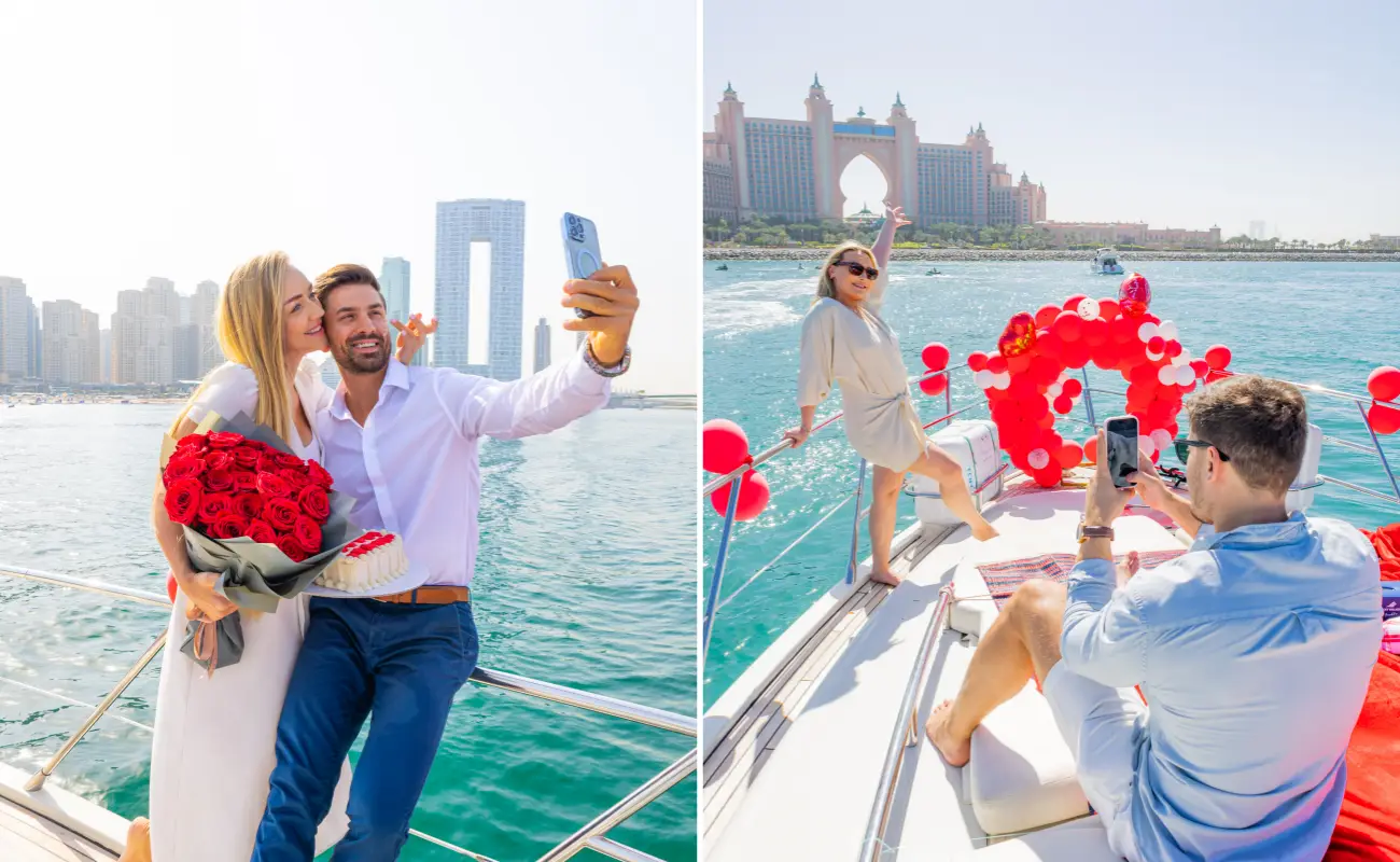Romantic Yacht Cruise for Couples in Dubai