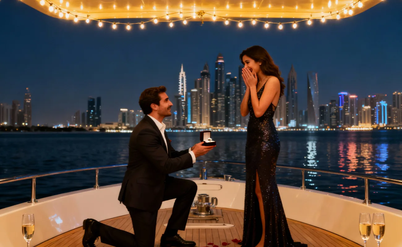 Dubai Night Yacht Proposal