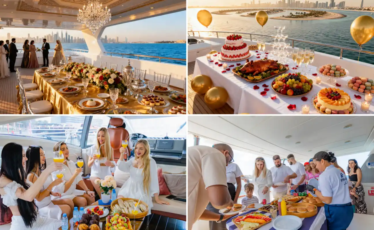 Dubai Yacht Party Catering for Every Occasion
