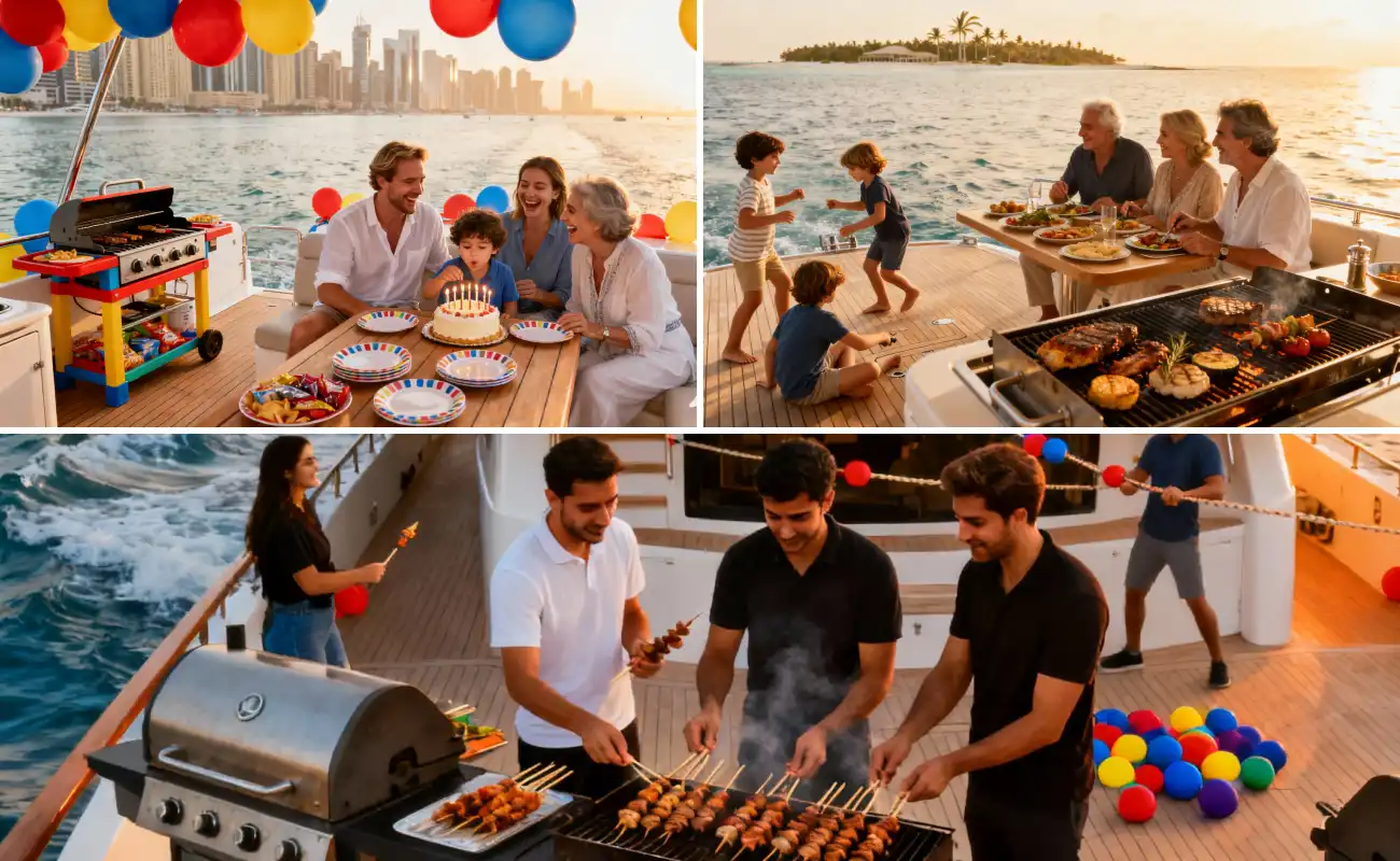 Best Occasions for Yacht BBQ in Dubai