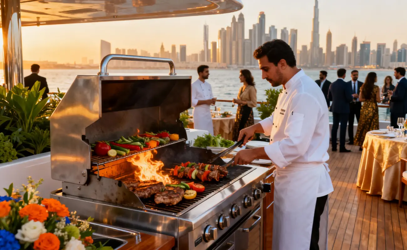 BBQ Yacht Catering Dubai