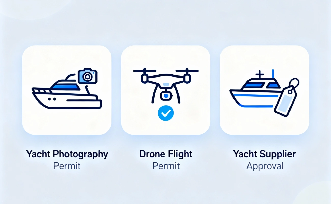 Dubai Yacht Rental Filming Permit