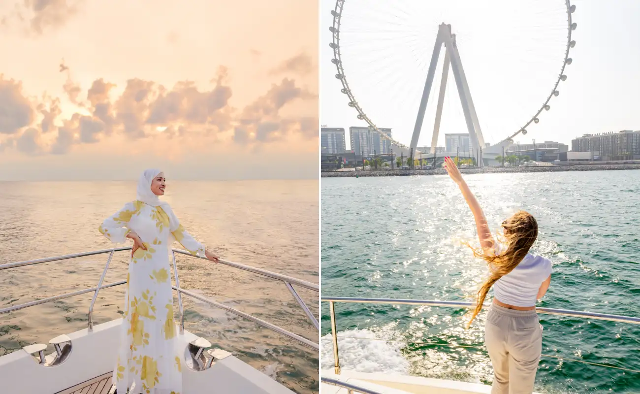 Dubai Yacht Rentals for Photo Shoots
