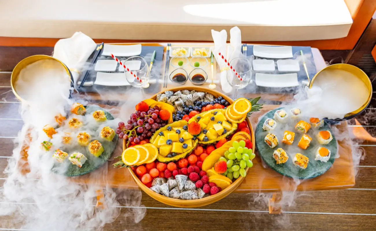 Luxury Yacht Catering Dubai