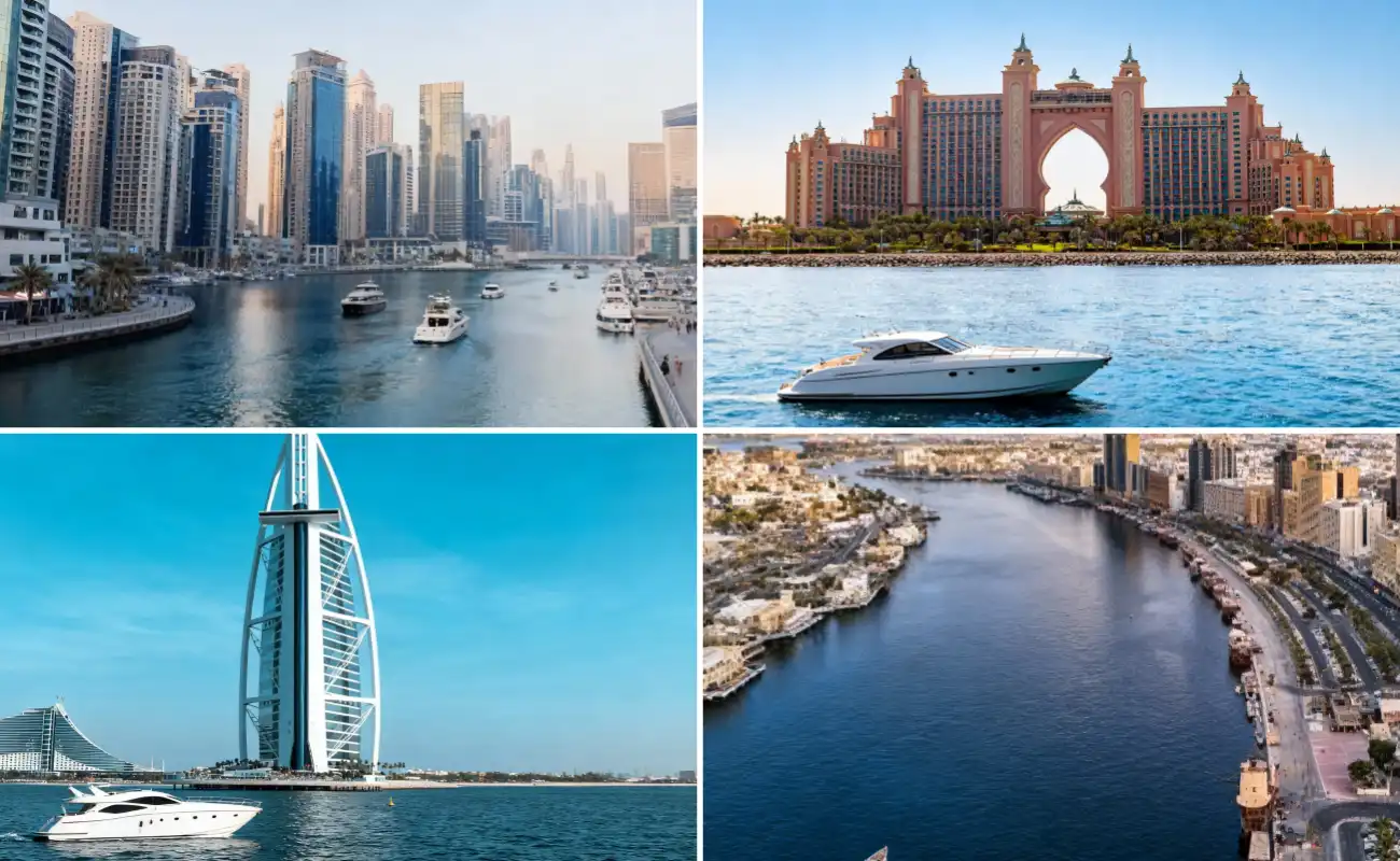 Popular Exclusive Yacht Cruise Routes in Dubai
