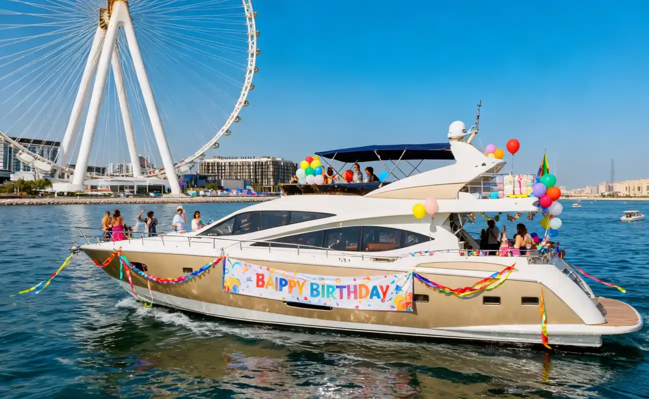 Yacht Rental Dubai Birthday Ideas