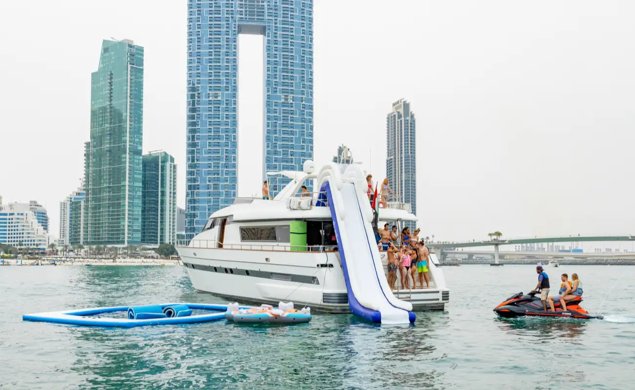 Yacht Rental Dubai with Water Activities