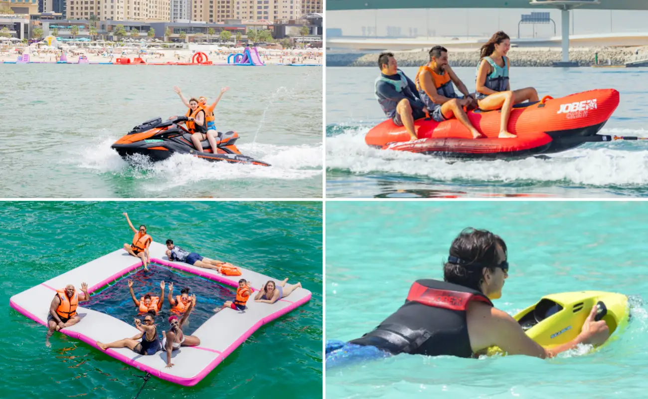 Top Water Sports on Dubai Yachts