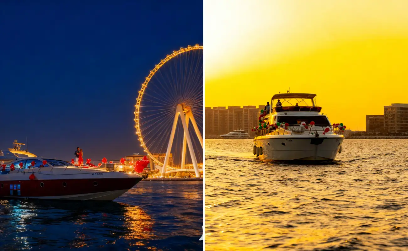 Dubai Anniversary Yacht Rental Packages