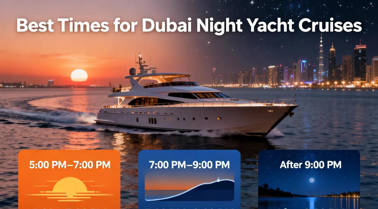 Best Times for Dubai Night Yacht Cruises