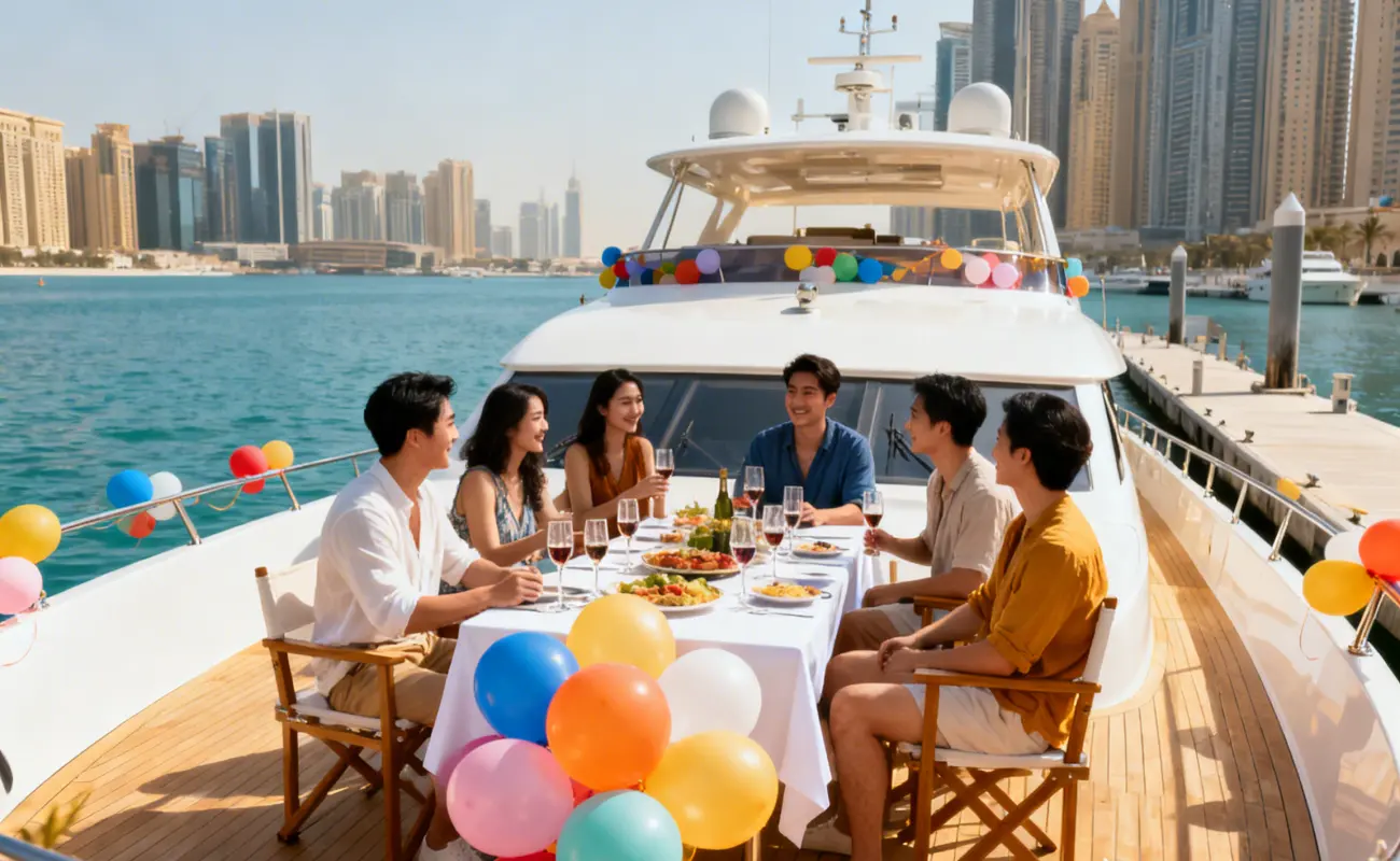 Yacht Rental Dubai for Friends