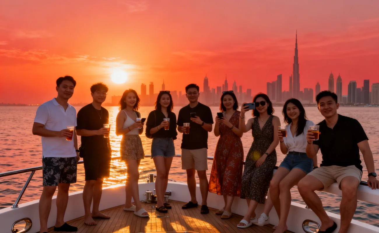 Dubai Yacht Sunset Cruise