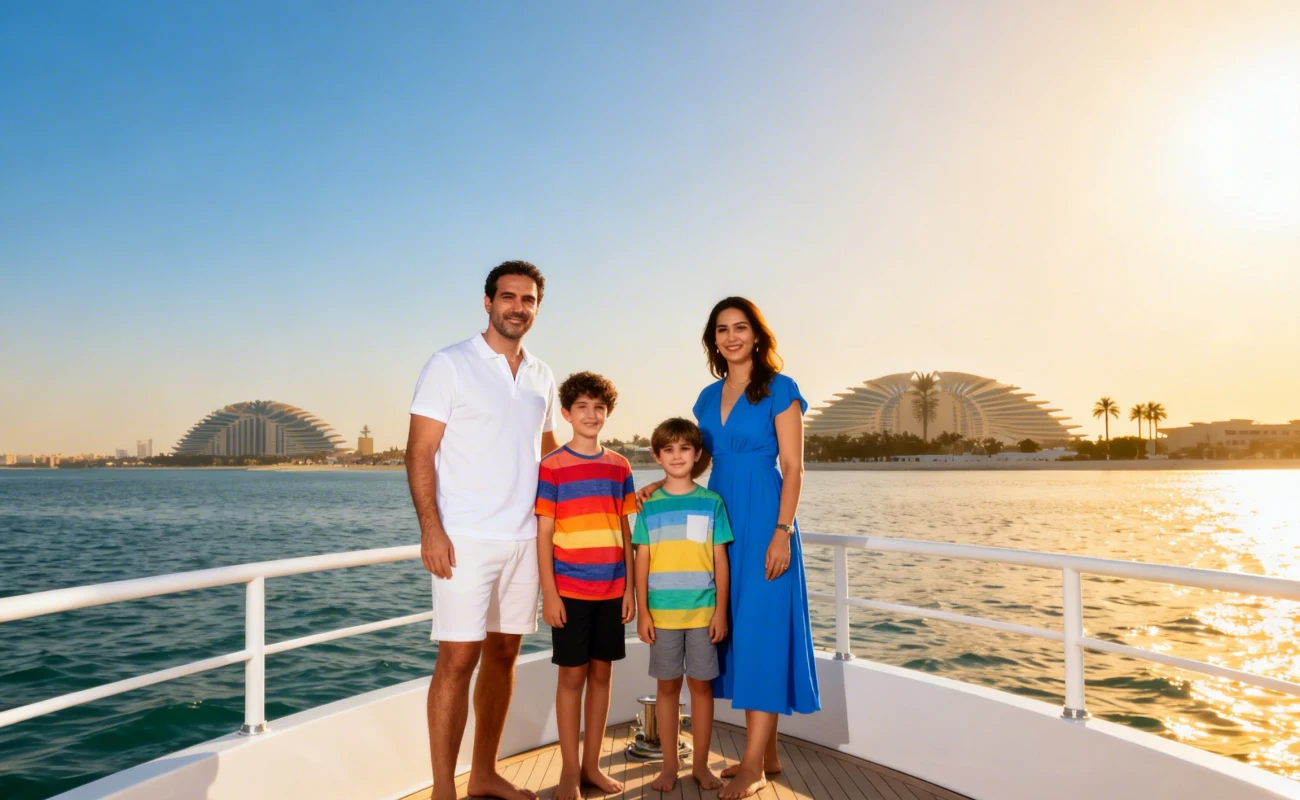 Dubai Daytime Yacht Cruise for Family Vacation