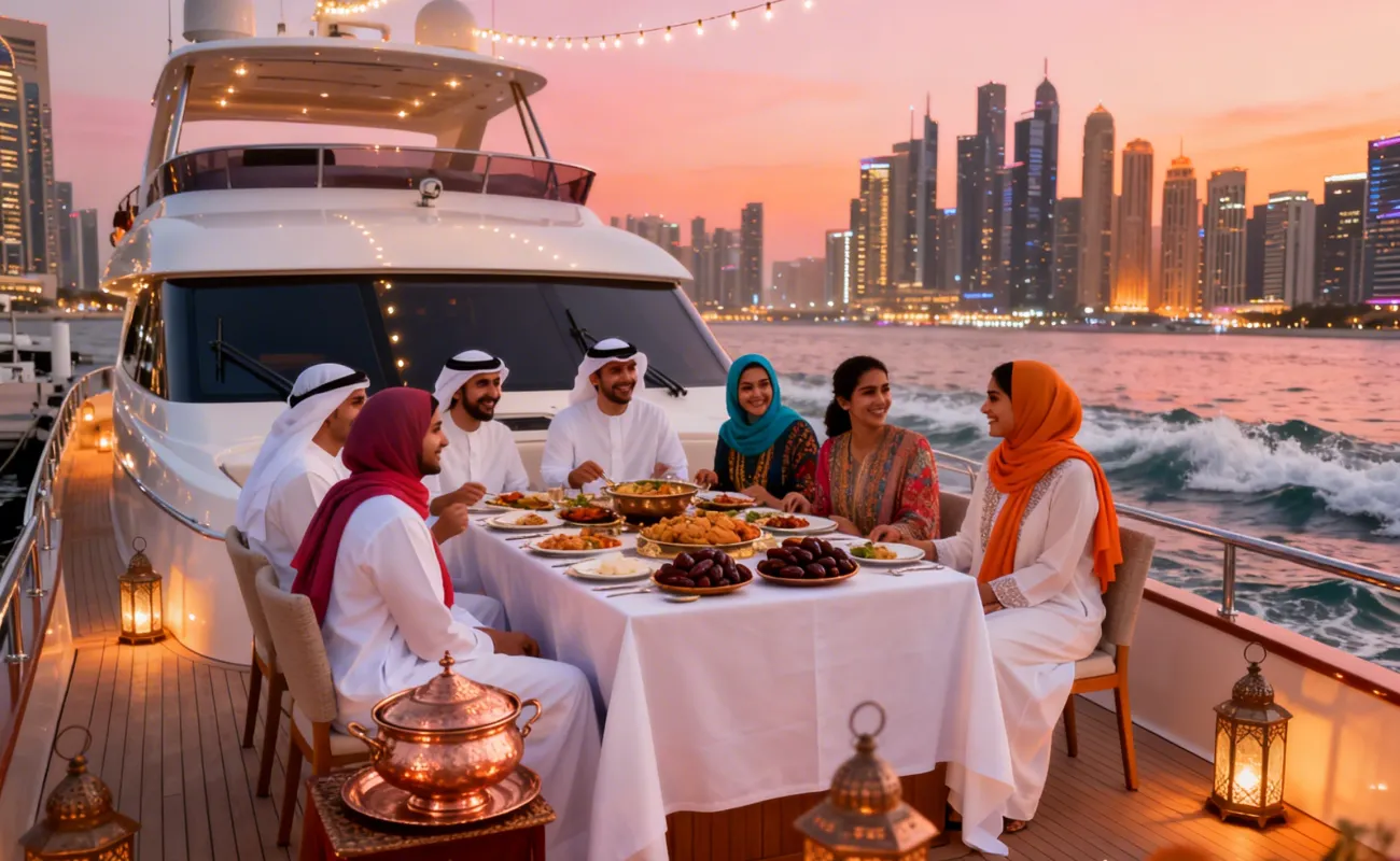 Ramadan Yacht Iftar in Dubai