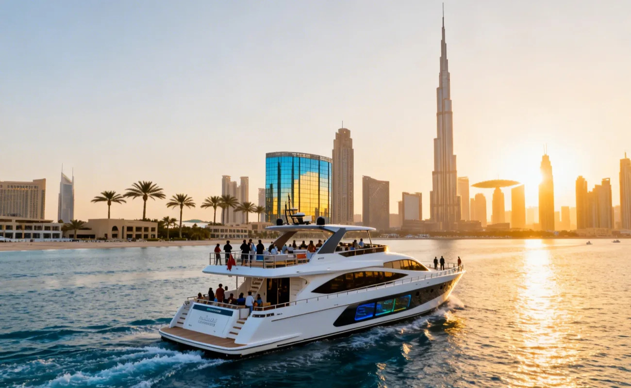 Dubai Marina Shared Yacht Tour