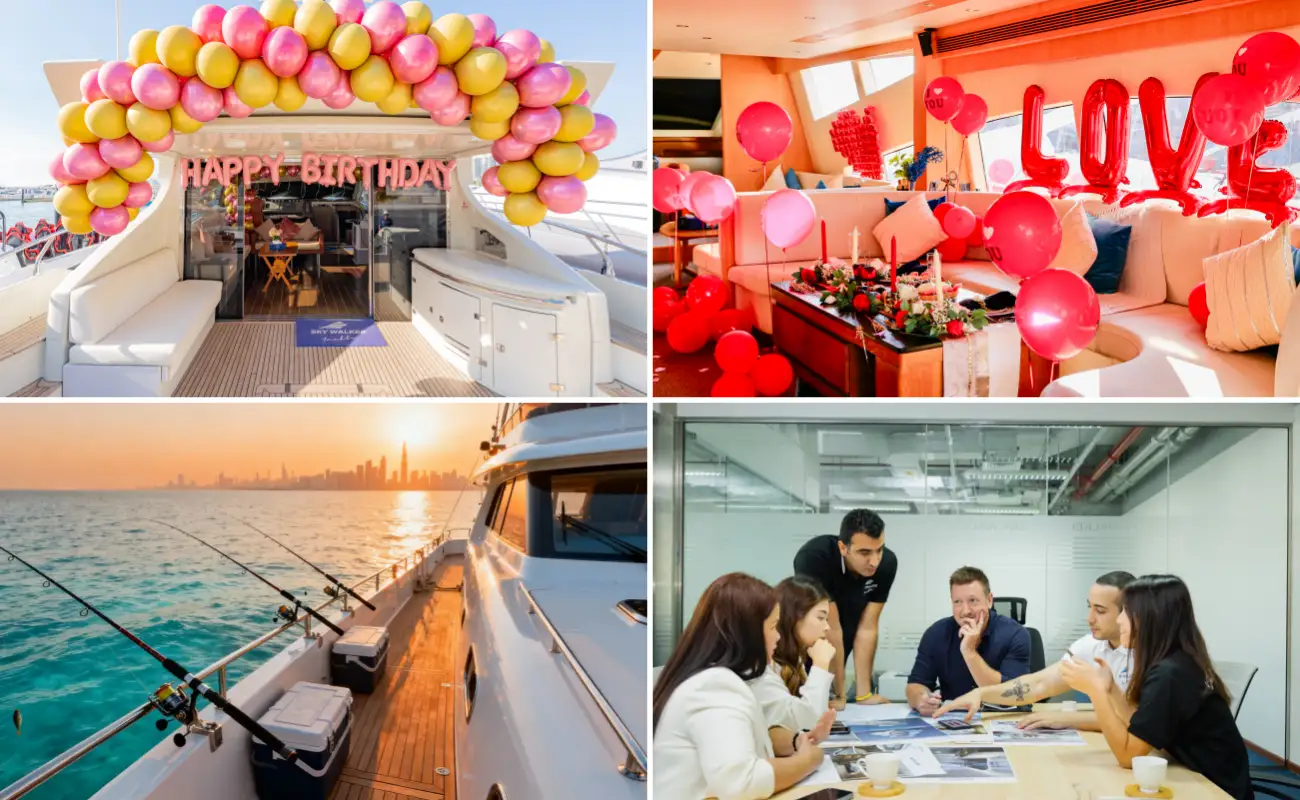 Dubai Private Yacht Charter Packages