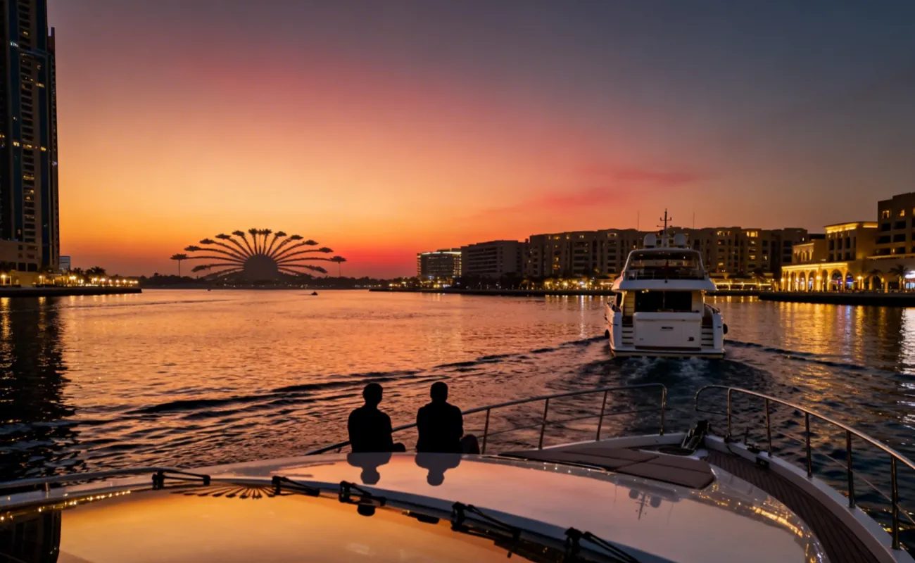 Dubai Marina Sunset Yacht Rental