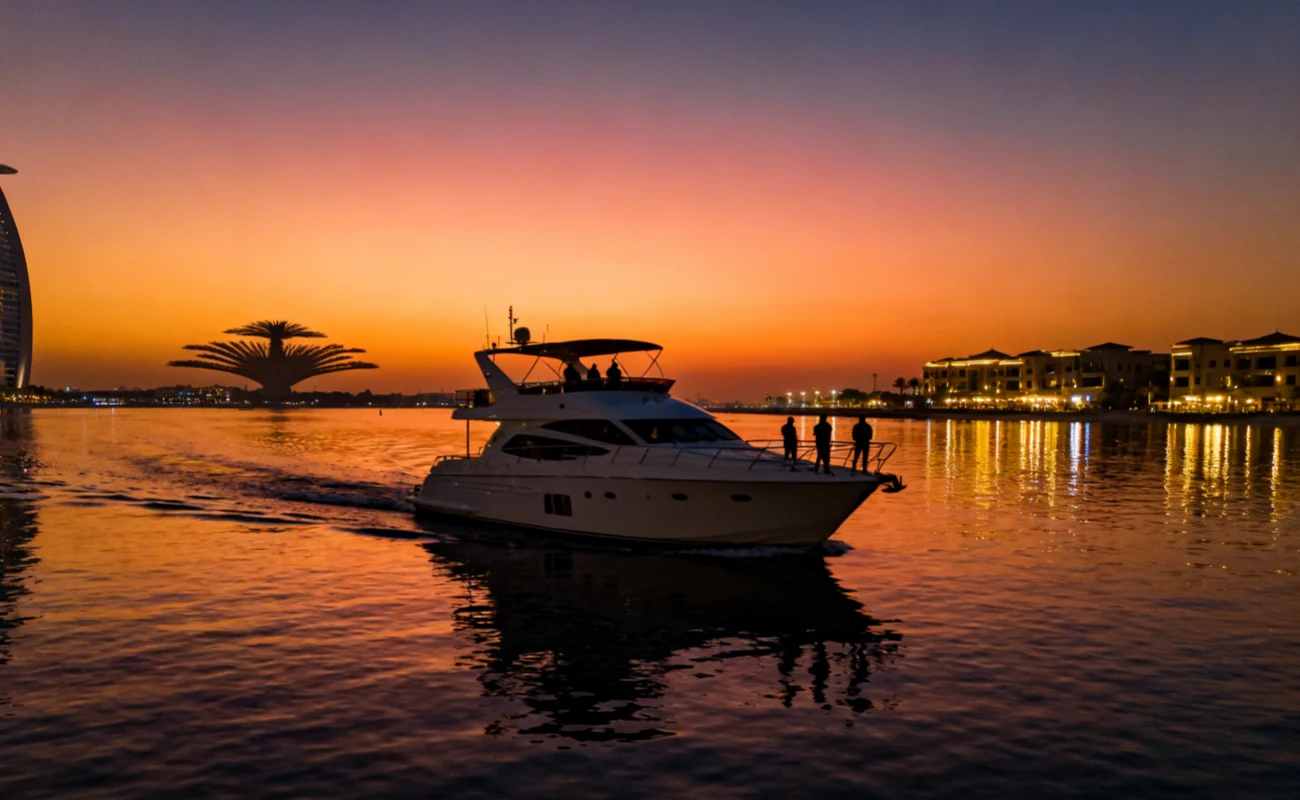 Best Sunset Yacht Cruise in Dubai Marina