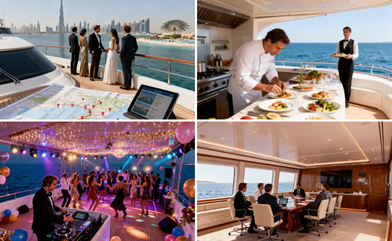 Personalized Services for VIP Yacht Charters in Dubai