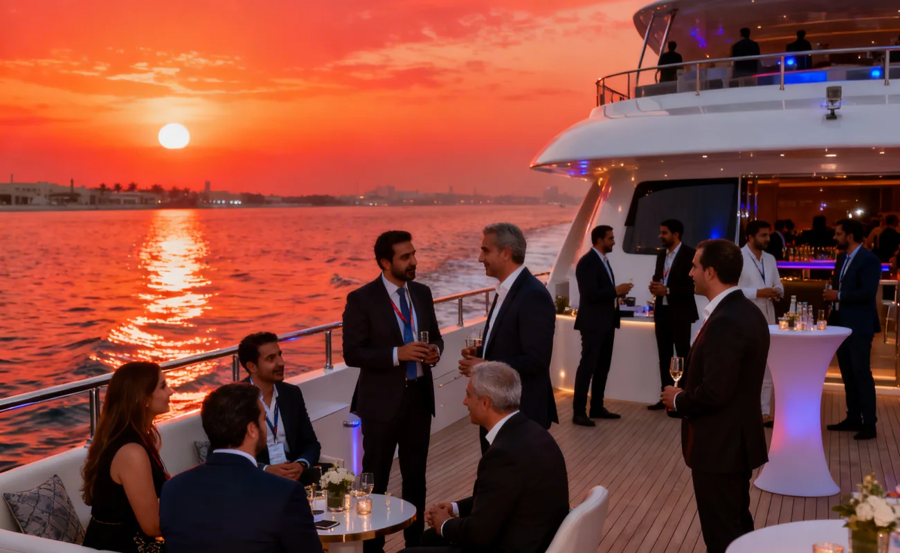Dubai VIP Yacht Charter for Corporate Events