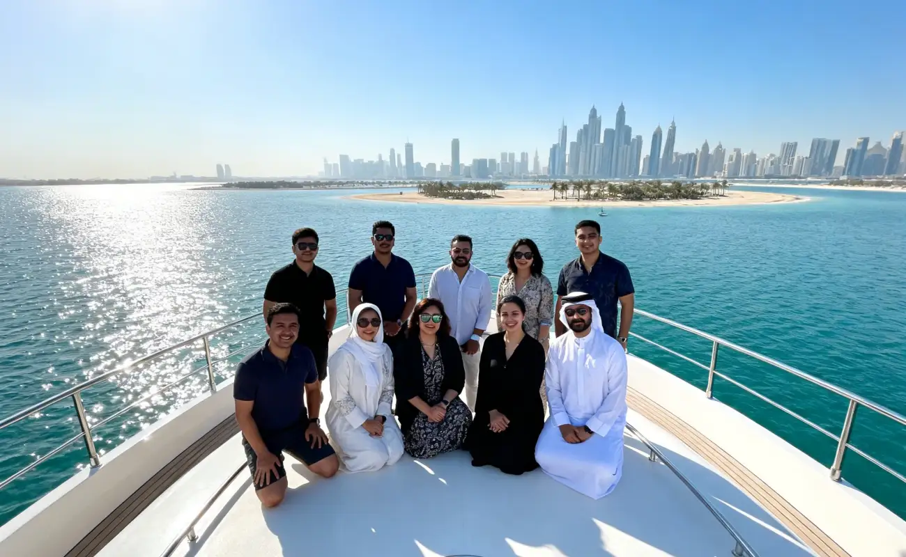 Yacht Rental Dubai for Groups of 10