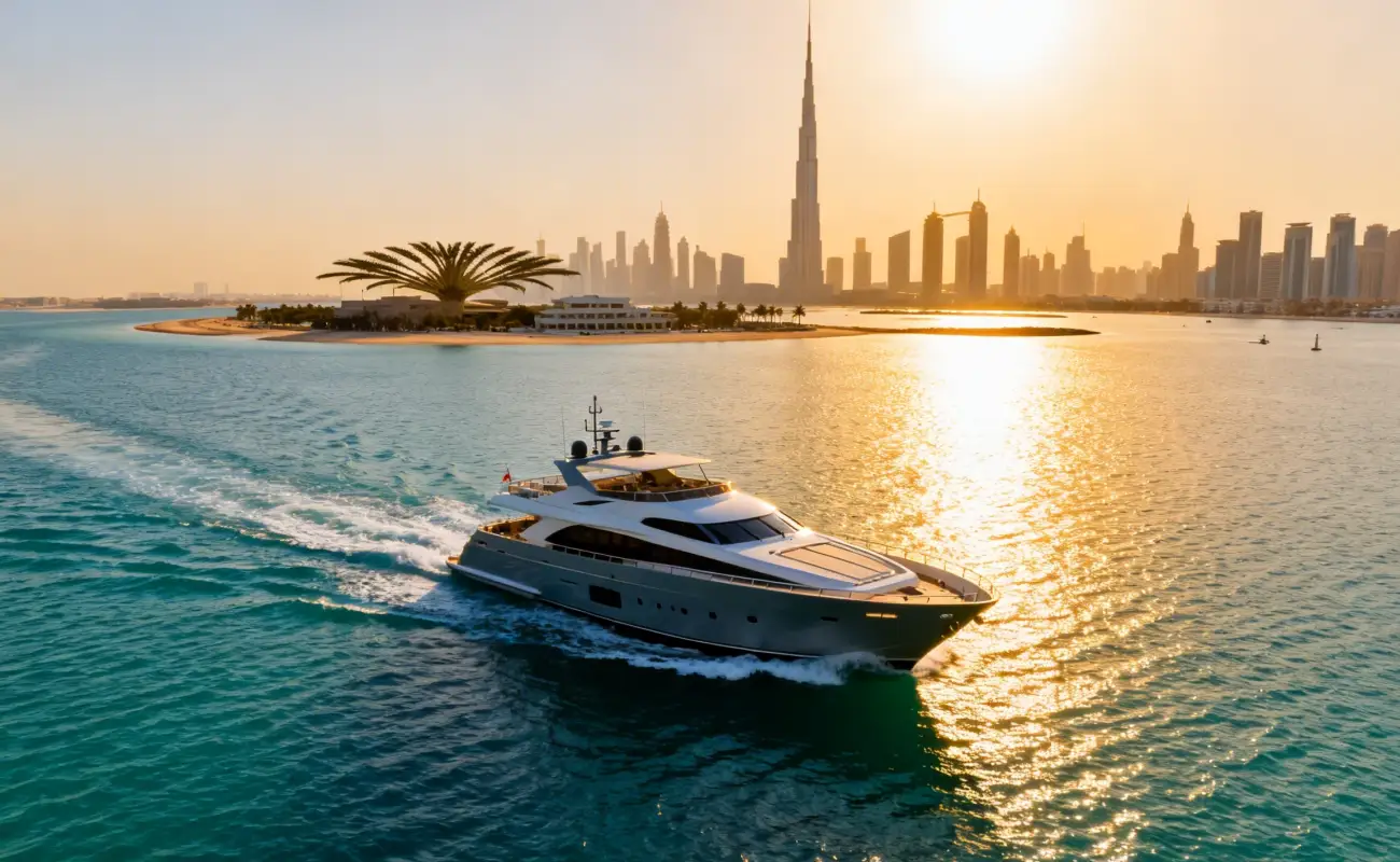 10-Person Yacht Rental in Dubai