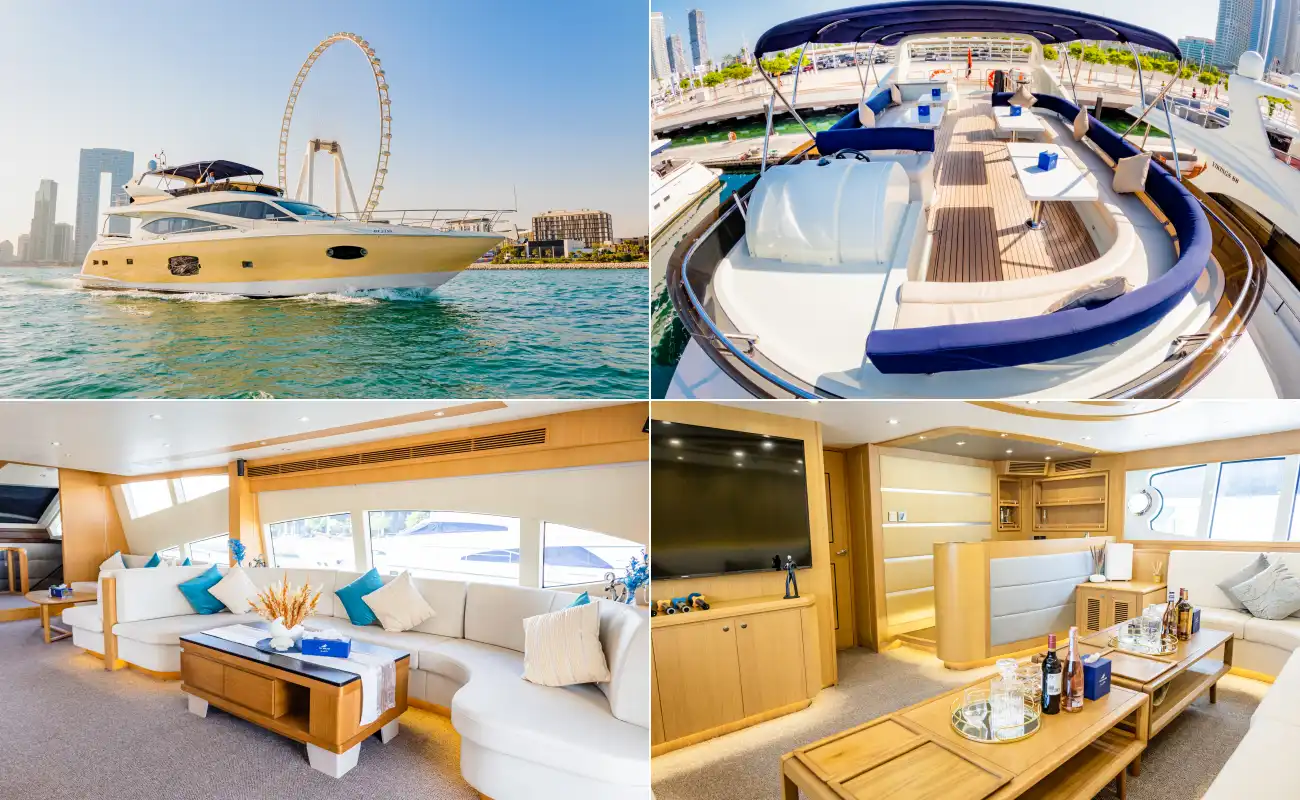 Exclusive Dubai Yacht Charter for Groups of 10