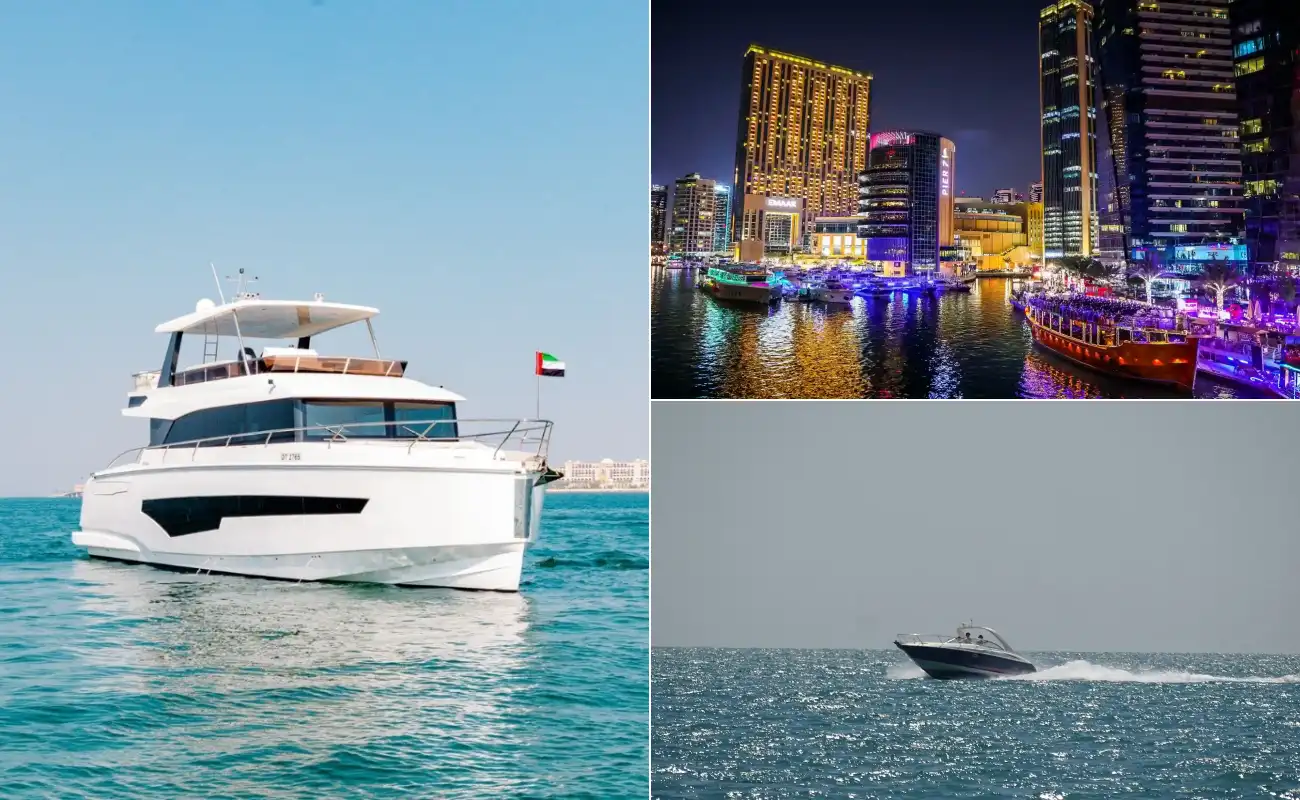 Yacht vs Dhow Cruise vs Speed Boat in Dubai