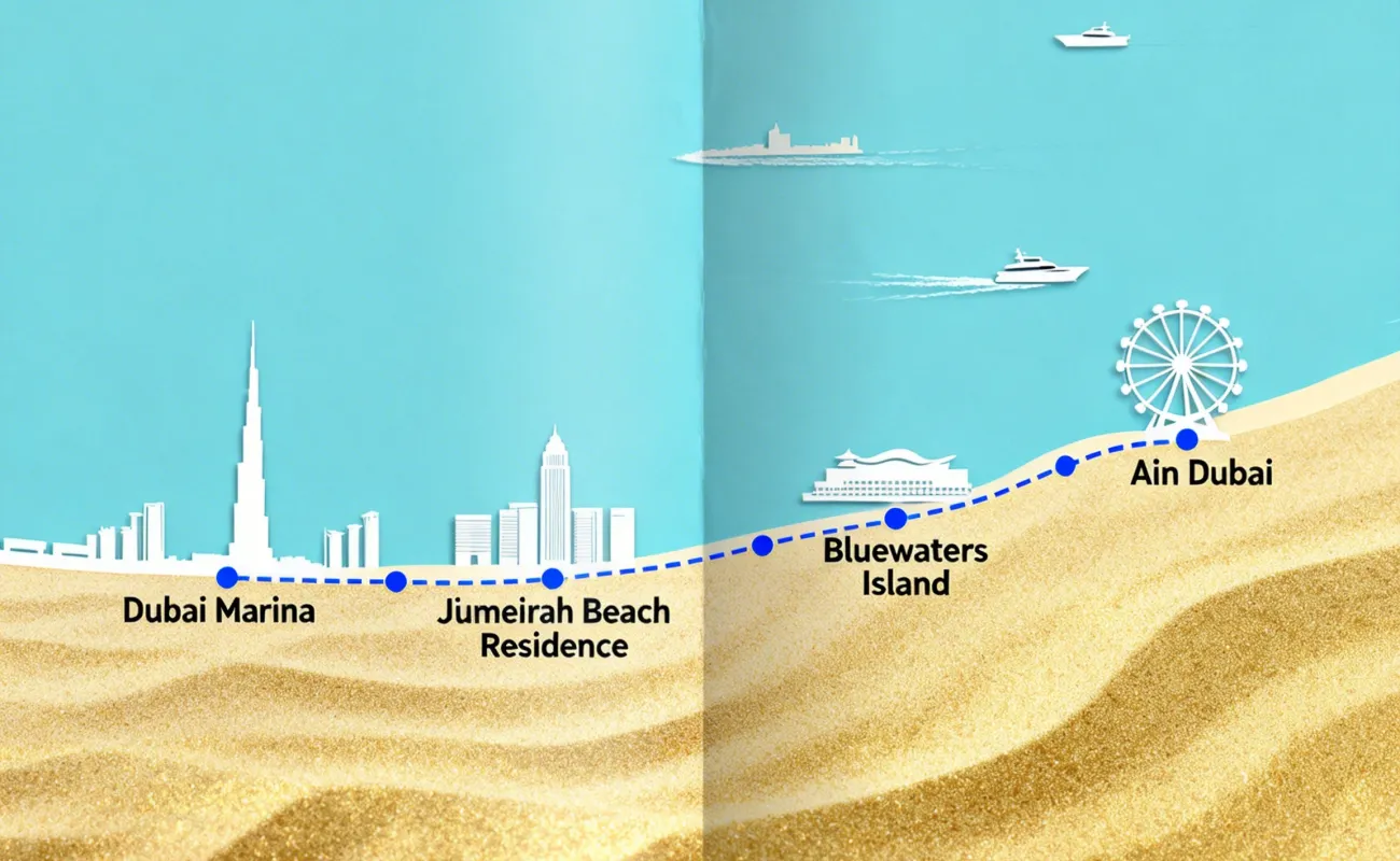 Popular Yacht Cruise Routes in Dubai