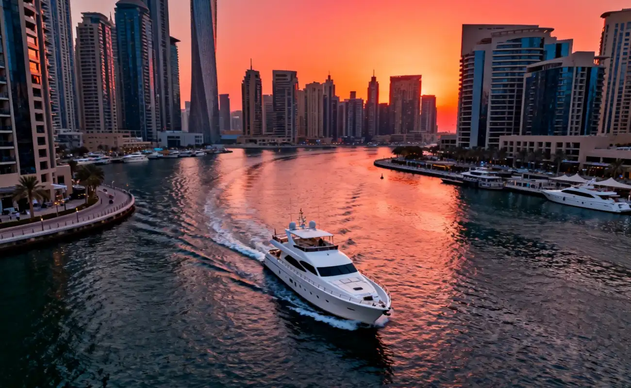 Dubai Marina Sunset Yacht Cruise