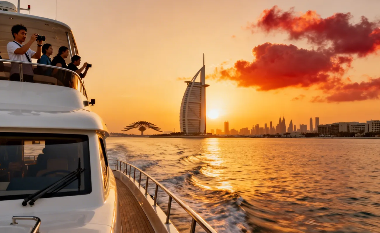 Half-Day Private Yacht Sunset Cruise in Dubai