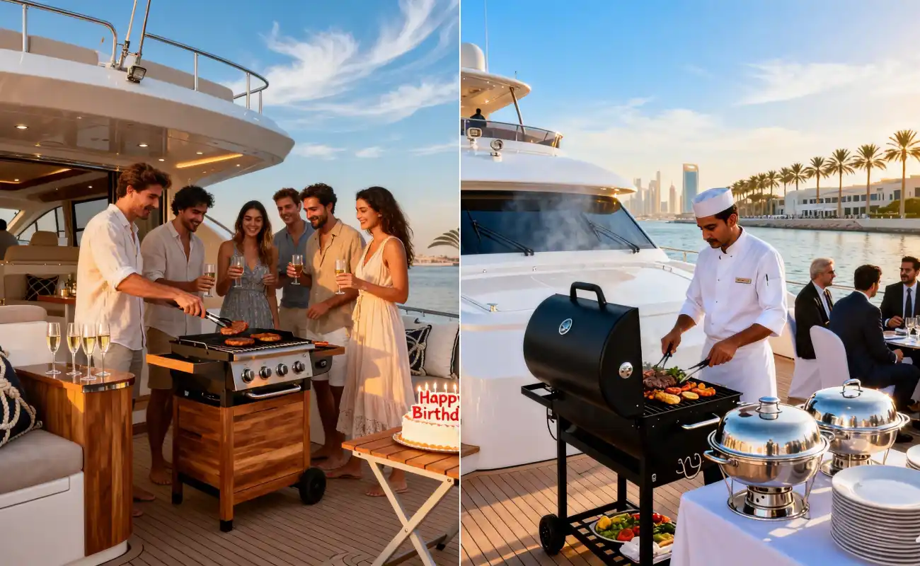 Private Yacht Charter Event in Dubai with BBQ