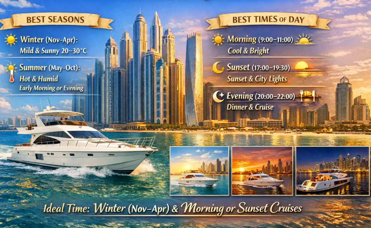 Best Time for Dubai Yacht Cruise