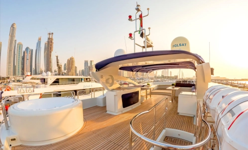 Dubai Marina Yacht Deck