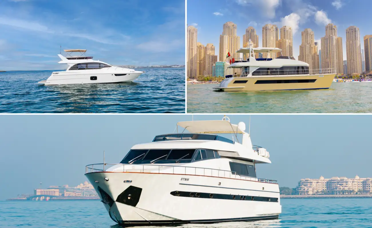 Types of Private Party Yacht Charters in Dubai