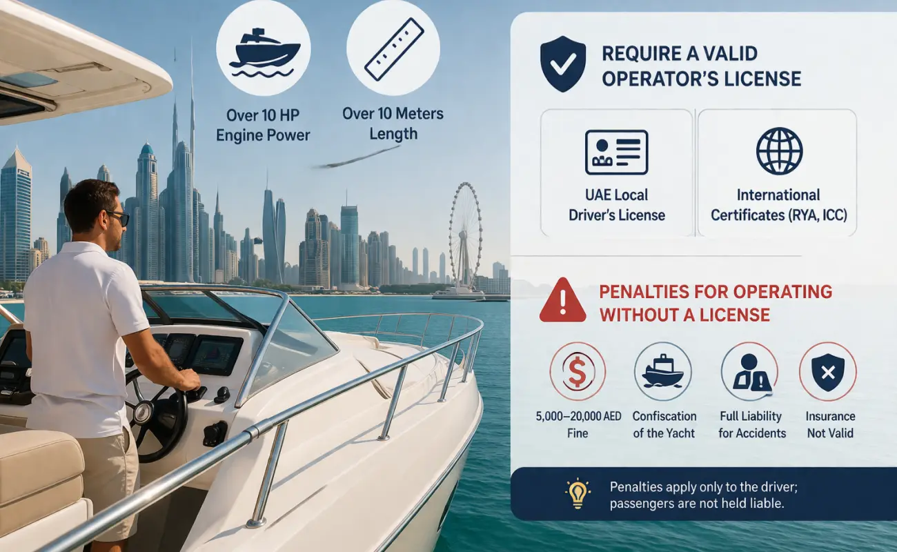 Dubai Yacht Rental Legal Requirements