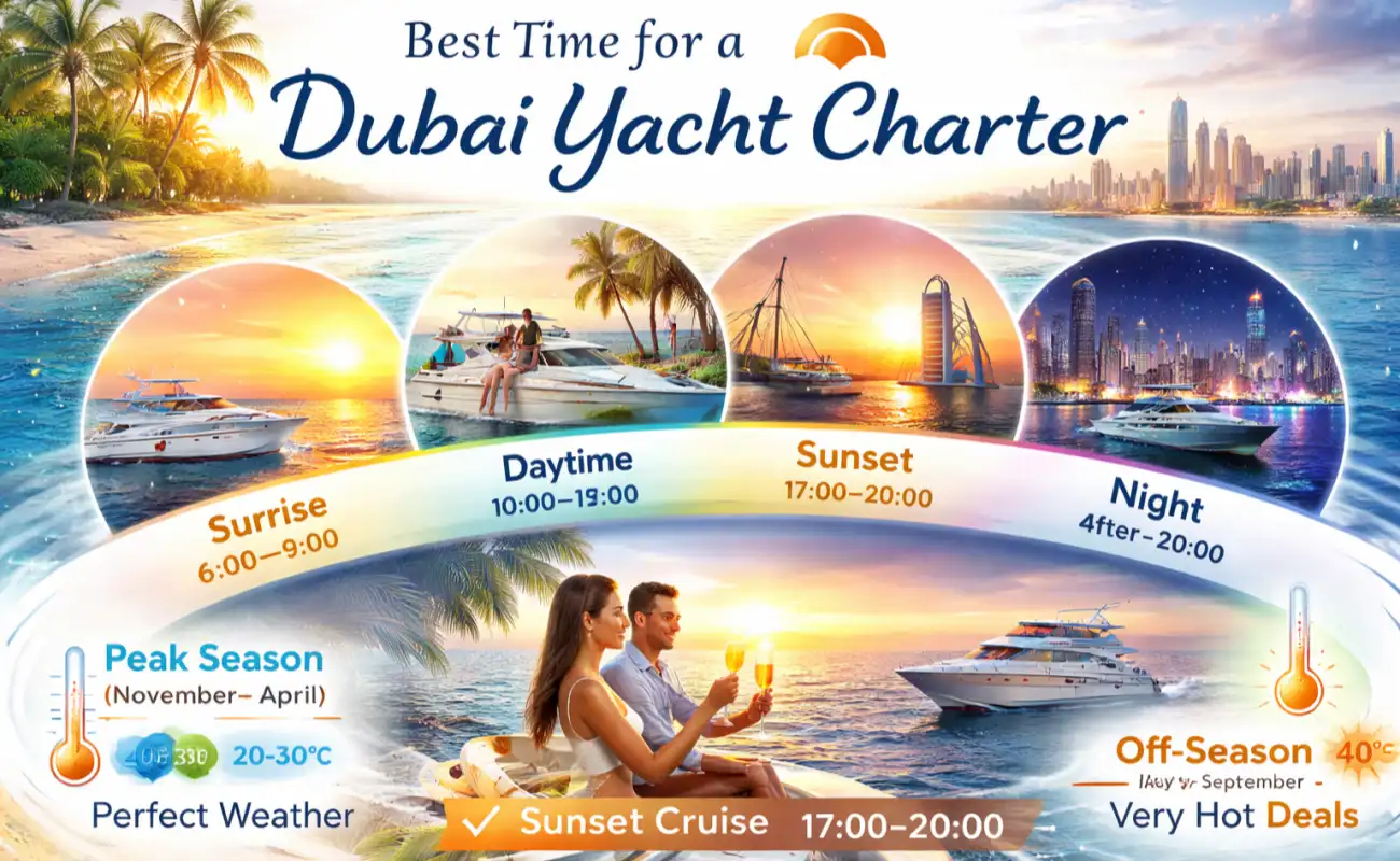 Best Time for Dubai Yacht Charter