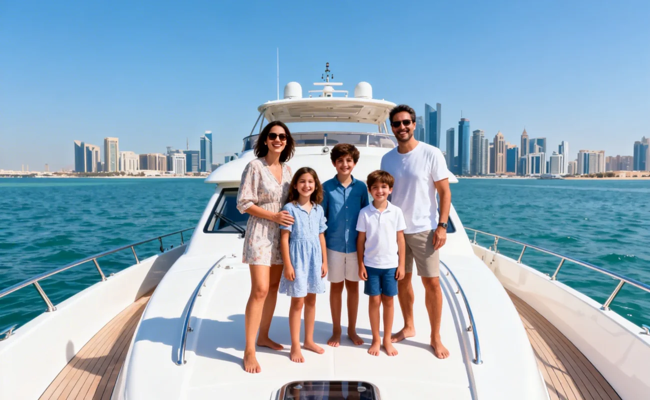 Family Yacht Trip in Dubai