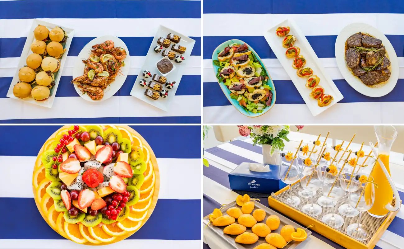 Dining on a Yacht in Dubai