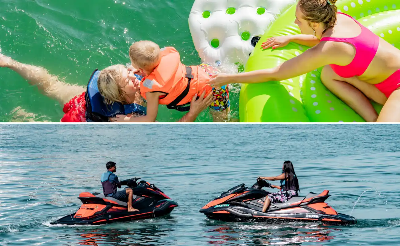Water Activities on a Yacht in Dubai