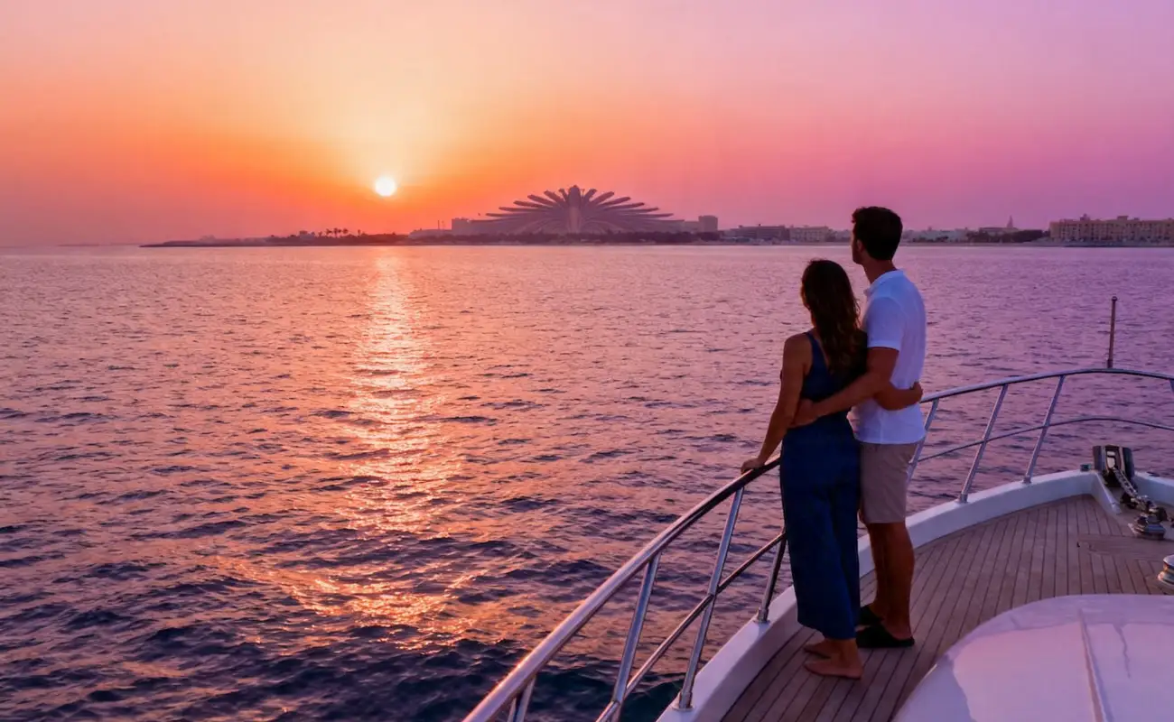 Sunset Yacht Rental Palm Jumeirah