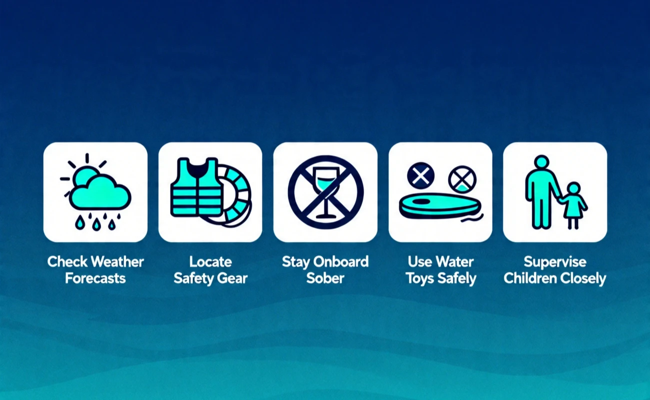 Safety Considerations for Dubai VIP Yacht Rentals