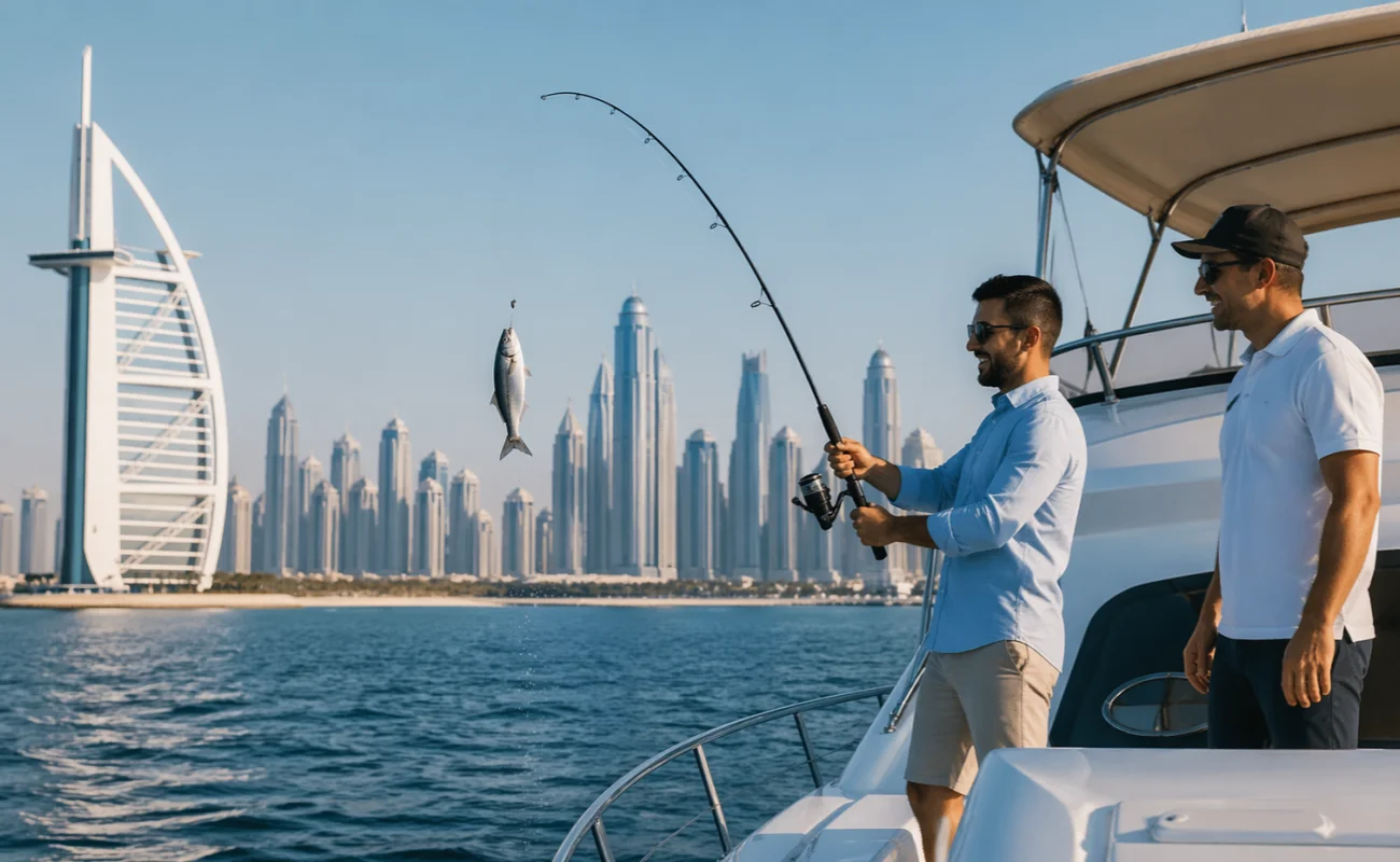 Yacht Fishing in Dubai