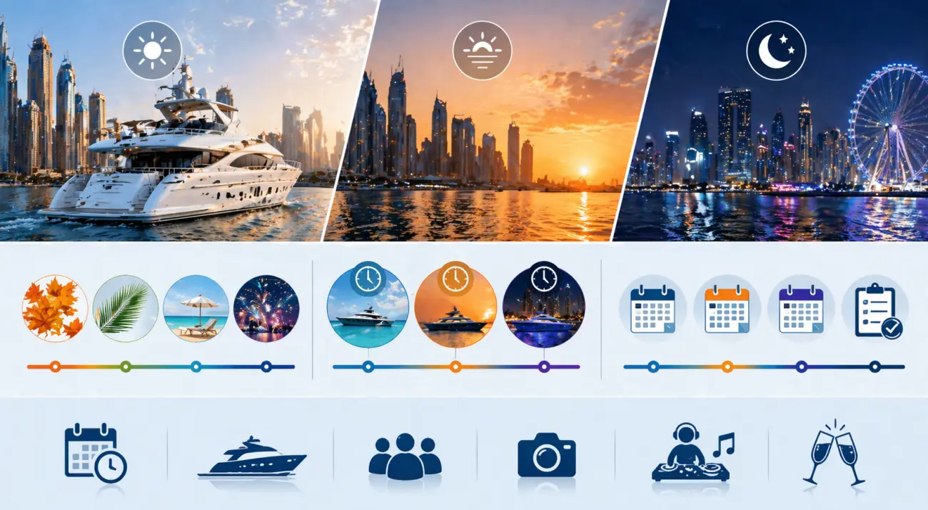Best Time for Dubai Marina Yacht Booking
