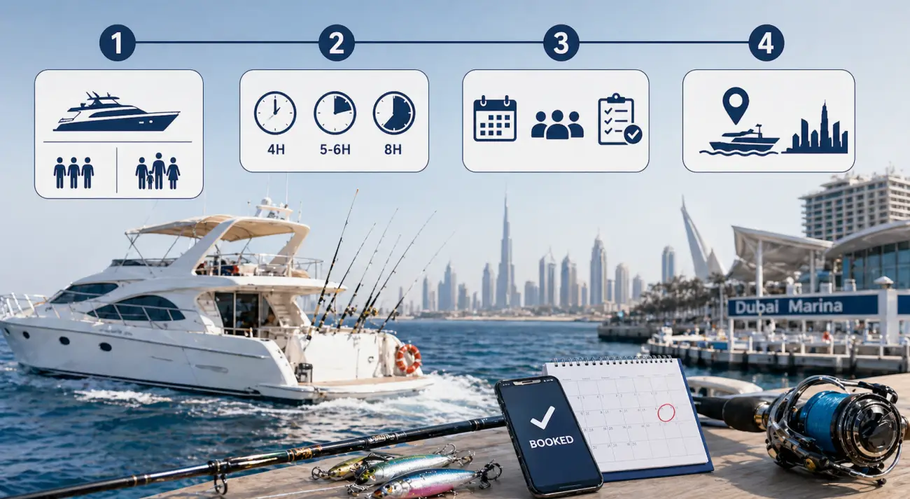 How to Book a Deep Sea Fishing Yacht Dubai