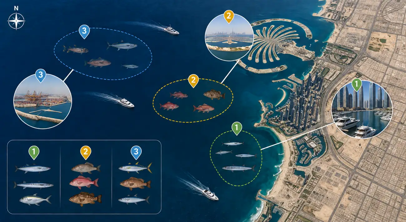 Popular Fishing Locations in Dubai