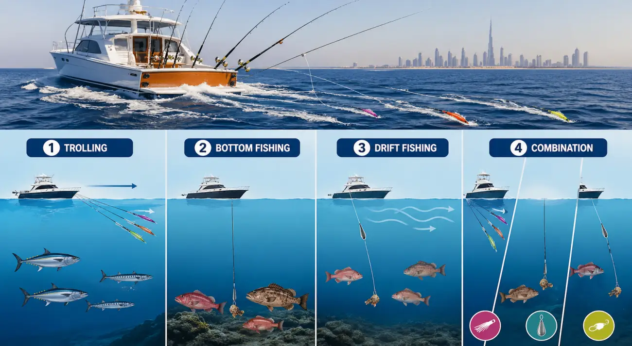 Common Deep Sea Fishing Methods in Dubai