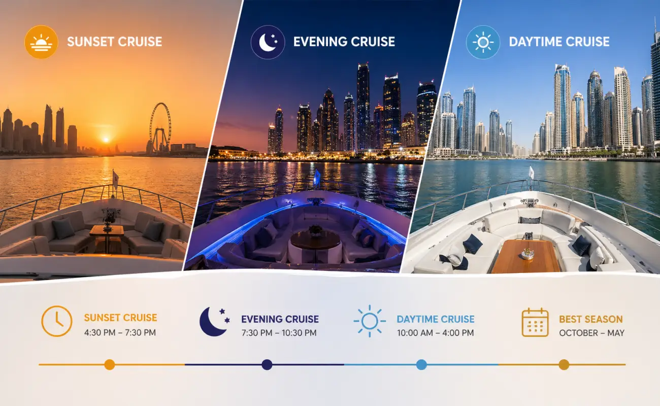 Best Time for a Yacht Birthday Party in Dubai Marina