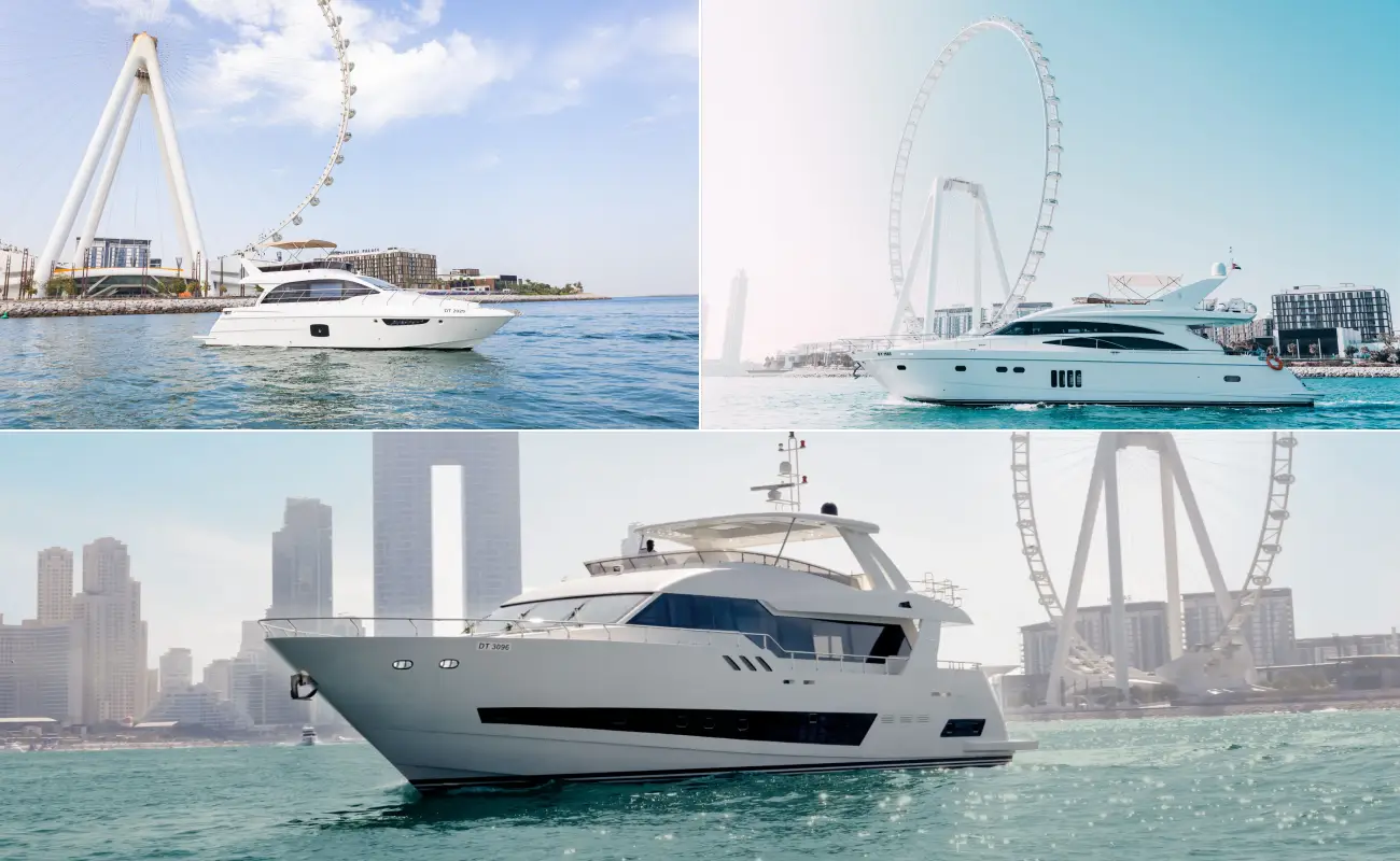 Available Birthday Yacht in Dubai Marina