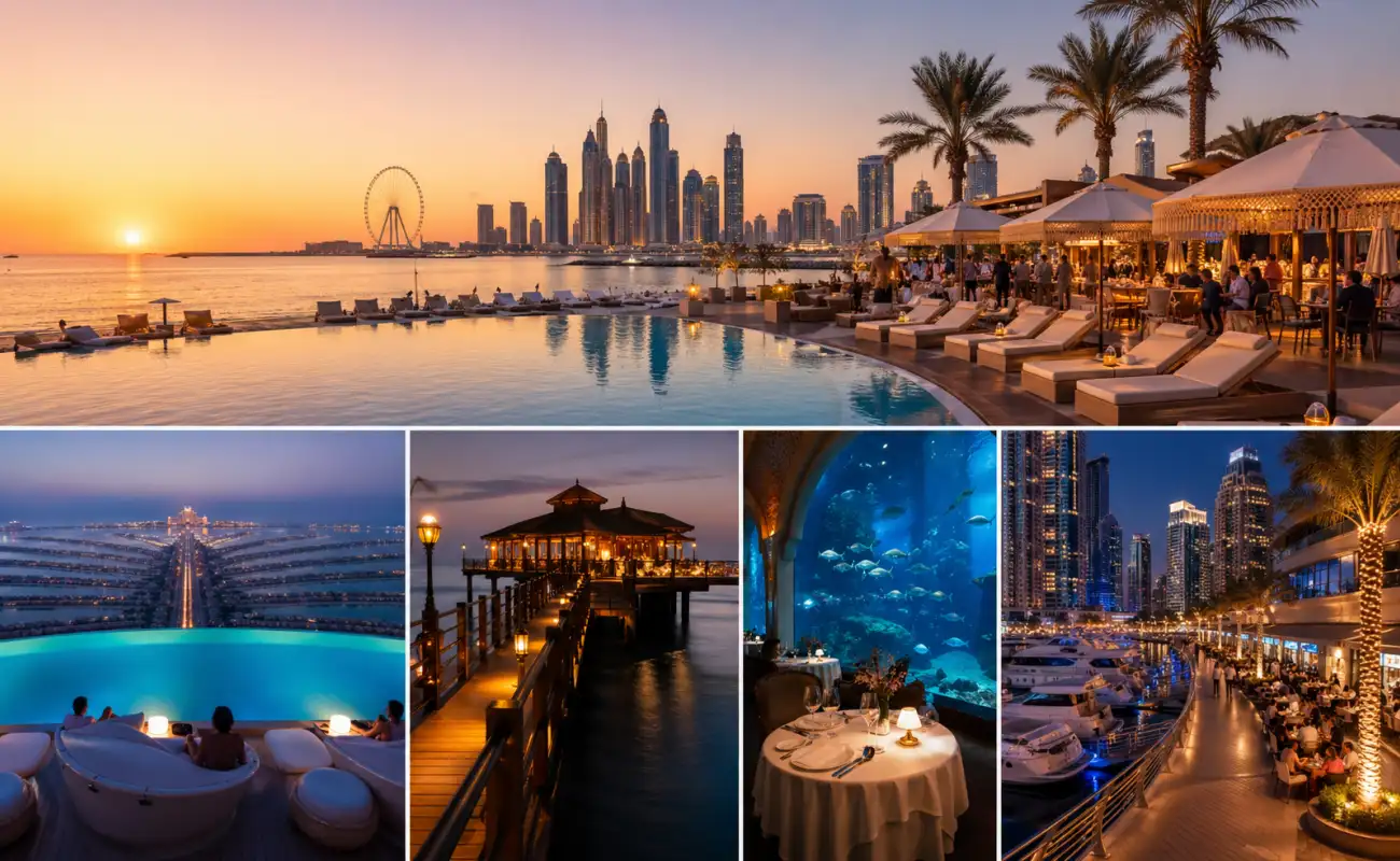 Beach Clubs & Waterfront Dining in Dubai